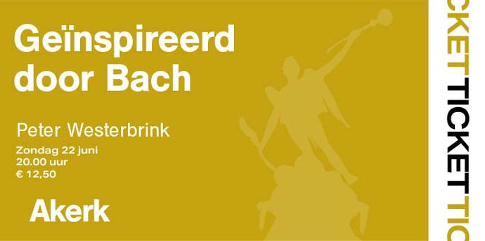 Geïnspireerd door Bach | Peter Westerbrink